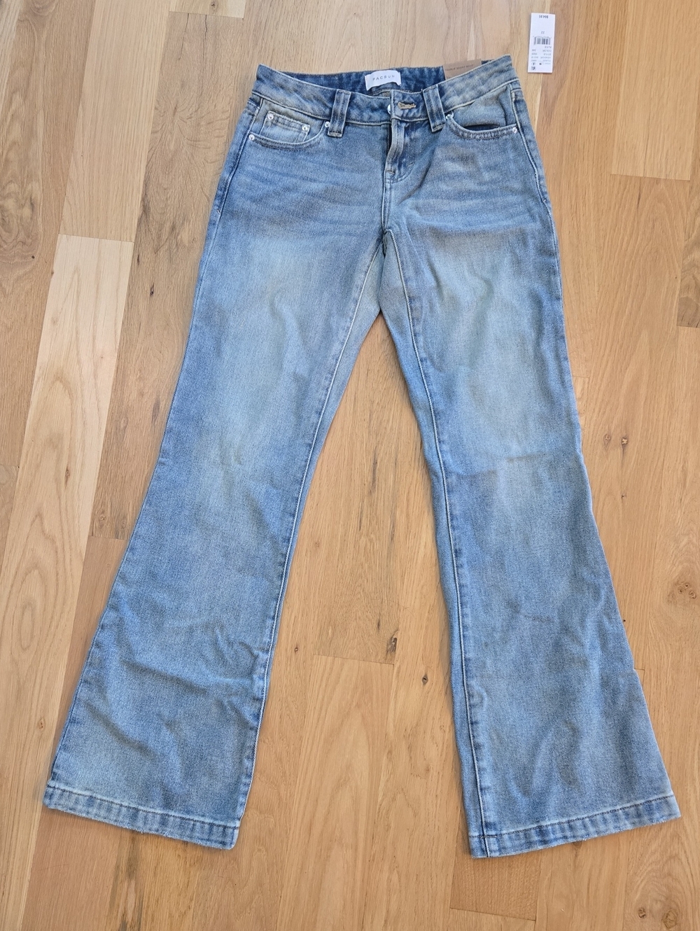 Pacsun Charlie Baggy Boot JEANS sz 22 NWT